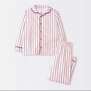 Cloud Island Red and White Striped Kids Pajama Set